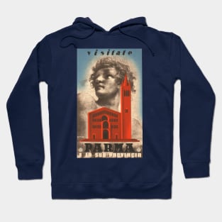 Parma, Italy - Vintage Travel Poster Design Hoodie